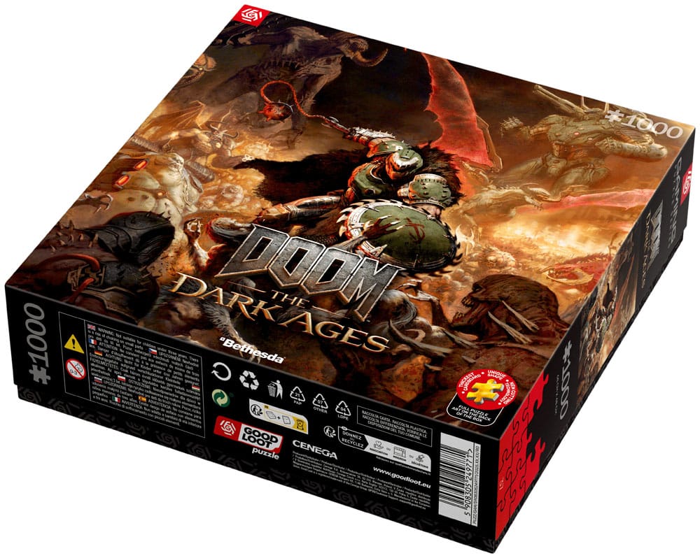 Doom The Dark Ages Puzzle Slayer's Rag (1000 Teile) - Versand: 5-7 Tage nach Bestellung