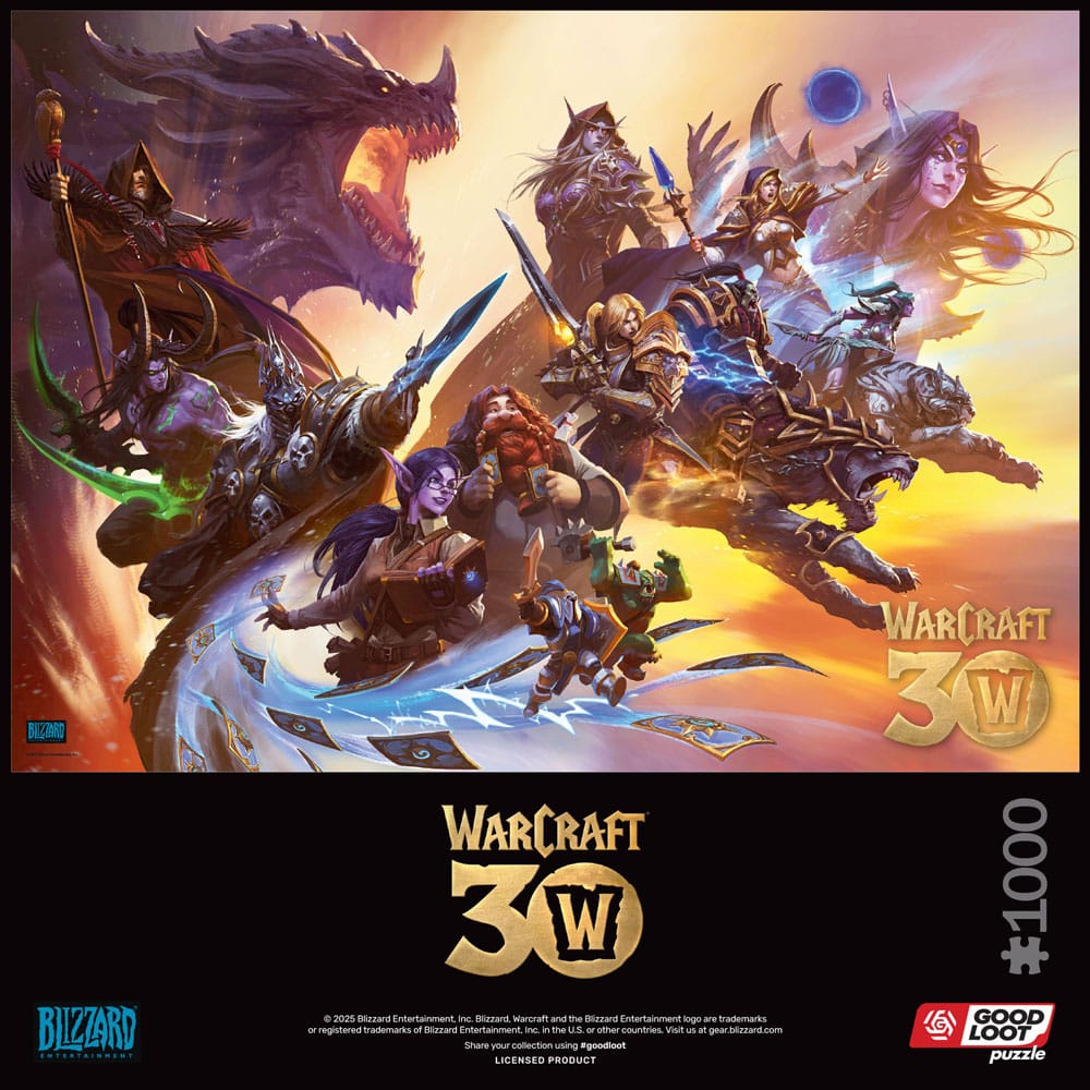 World of Warcraft Puzzle 30th Anniversary (1000 Teile) - Preorder - ETA: 25.11.2025