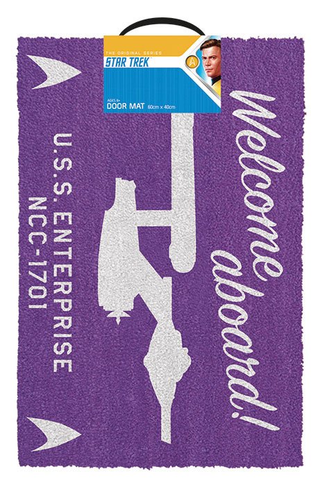 Star Trek Fußmatte Welcome Aboard 40 x 60 cm - Preorder - ETA: 25.11.2025