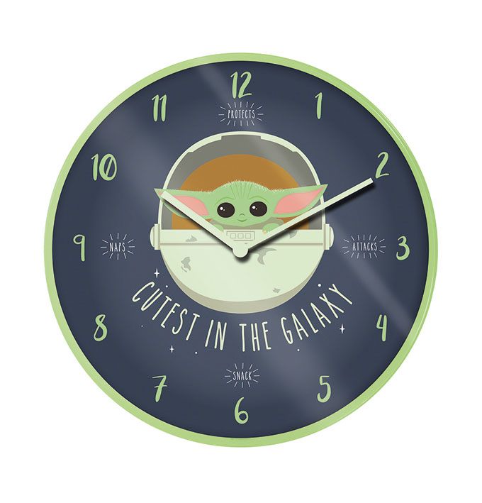 Star Wars The Mandalorian Wanduhr Cutest In The Galaxy - Preorder - ETA: 31.08.2025