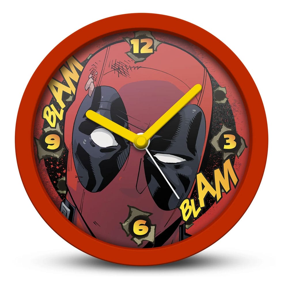 Marvel Schreibtischuhr Deadpool Blam Blam - Preorder - ETA: 12.09.2025