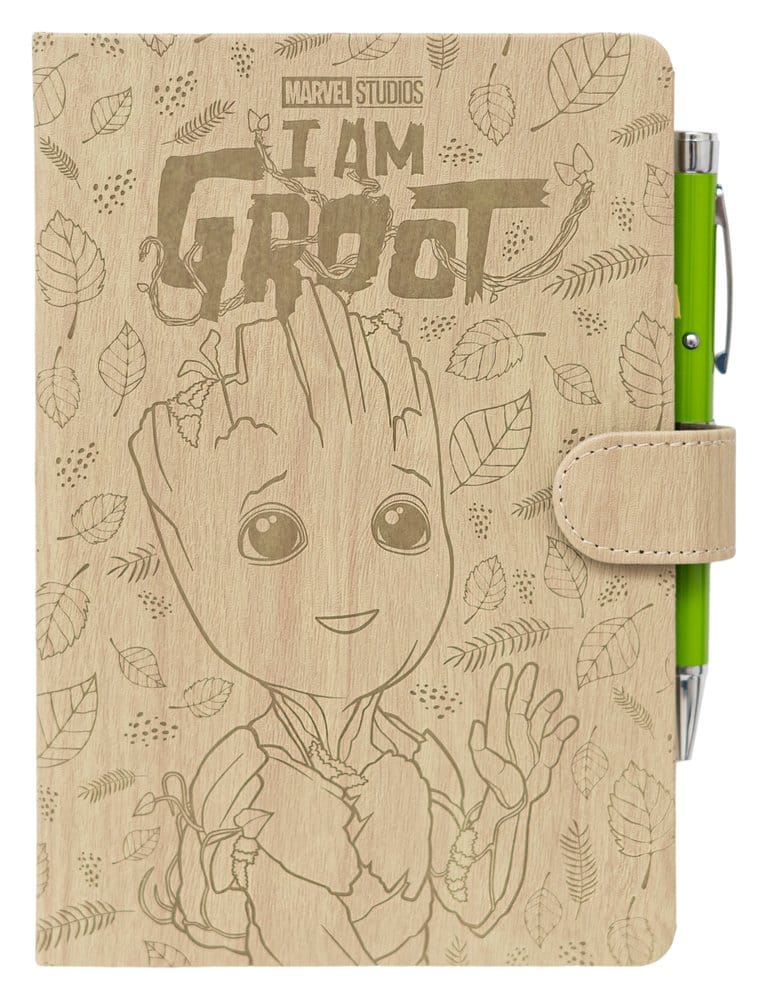 Marvel Premium Notizbuch mit Projektor-Stift Groot A5 - Versand: 7 Tage nach Bestellung