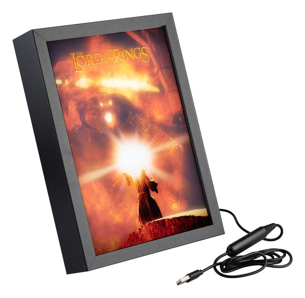 Der Herr der Ringe Gerahmtes LED-Panel 28 x 20 cm - Versand: 7 Tage nach Bestellung