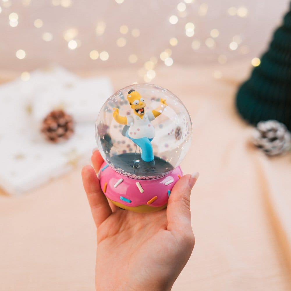 Die Simpsons Schneekugel Homer Simpson Donut 10 cm - Preorder - ETA: 25.11.2026