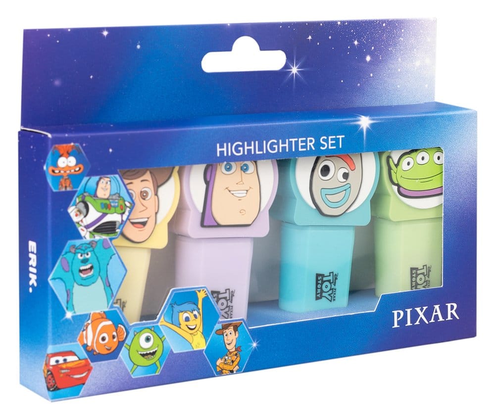 Toy Story Textmarker mit Toppern 4er Set - Preorder - ETA: 08.08.2026