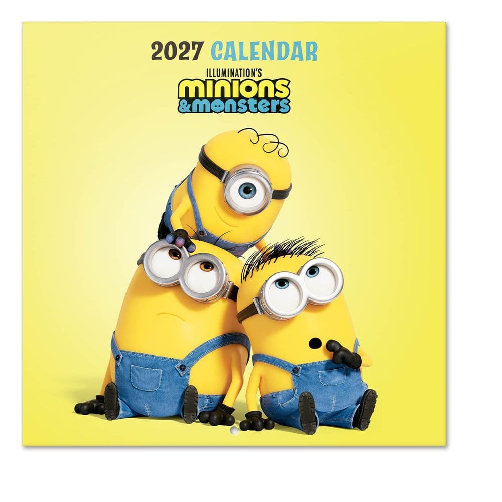 Minions Wandkalender 2027 30 x 30 cm - Preorder - ETA: 08.09.2026