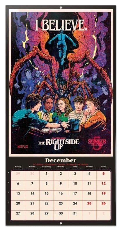 Stranger Things Wandkalender 2027 30 x 30 cm - Preorder - ETA: 08.09.2026