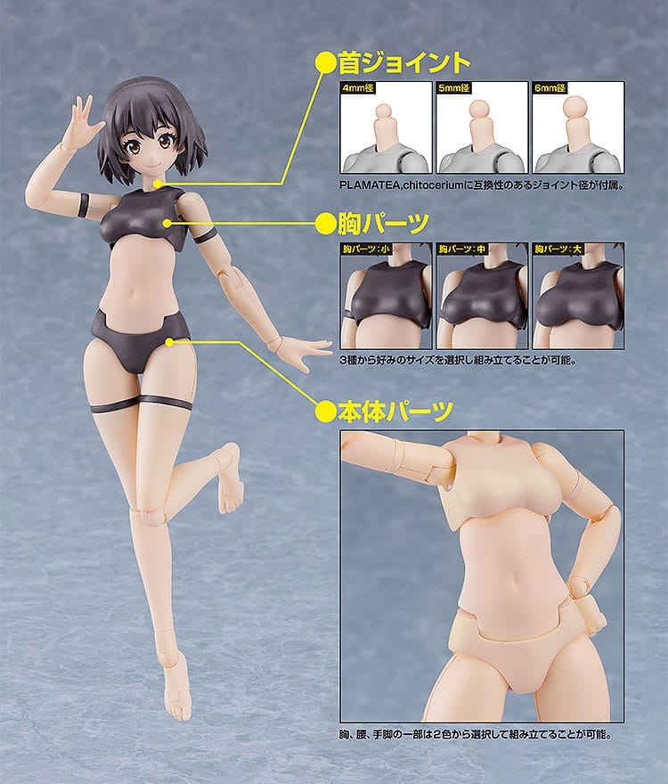 Original Character Modellbausatz PLAMATEA Muse Body: Ichika A Type 15 cm - Preorder - ETA: 25.03.2026