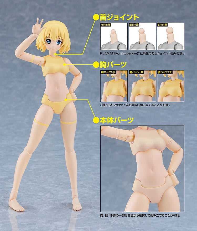 Original Character Modellbausatz PLAMATEA Muse Body: Ichika B Type 15 cm - Preorder - ETA: 25.03.2026