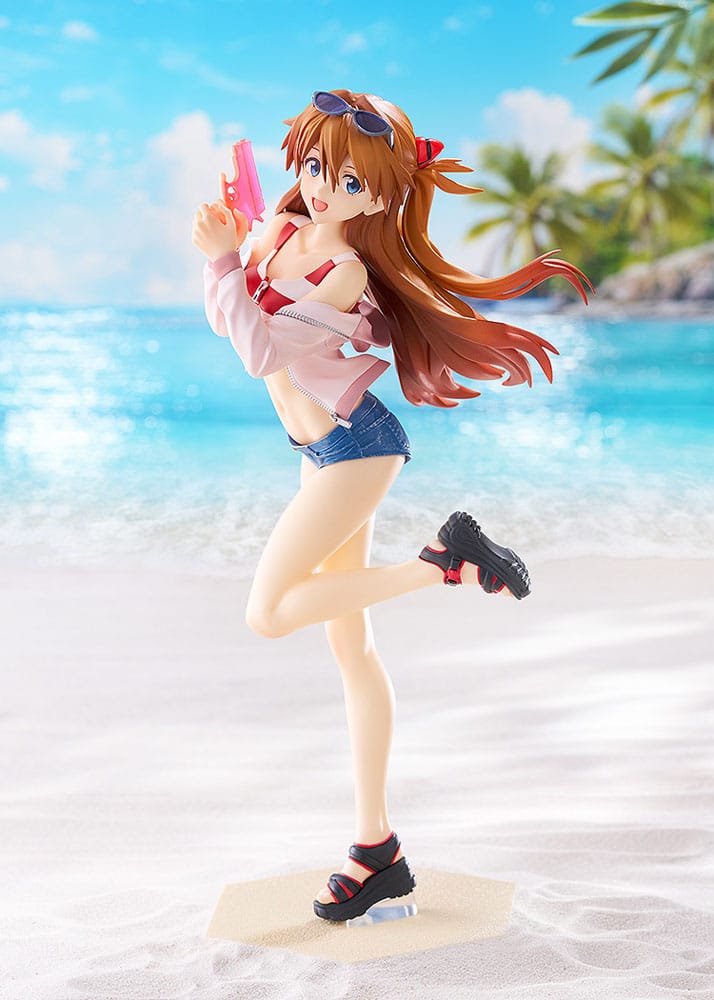 Rebuild of Evangelion Pop Up Parade L PVC Statue Beach Queens: Asuka Shikinami Langley 22 cm - Preorder - ETA: 02.01.2026