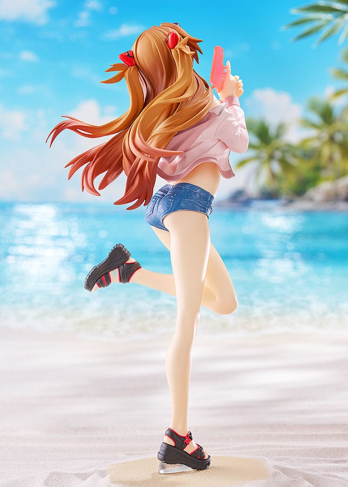 Rebuild of Evangelion Pop Up Parade L PVC Statue Beach Queens: Asuka Shikinami Langley 22 cm - Preorder - ETA: 02.01.2026