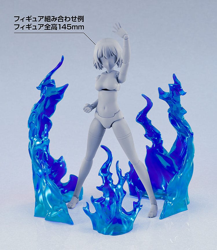 The Simple Effect Zubehör-Set für Figuren Flames: Blue - Preorder - ETA: 25.04.2026