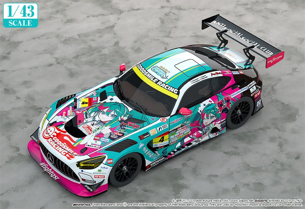Hatsune Miku GT Project Fahrzeug 1/43 Hatsune Miku AMG 2025 Season Opening Ver. 11 cm - Preorder - ETA: 25.01.2026