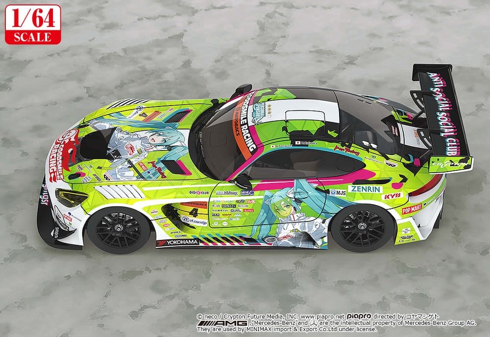 Hatsune Miku GT Project Fahrzeug 1/64 Hatsune Miku AMG 2022 Season Opening Ver. 7 cm - Preorder - ETA: 25.03.2027