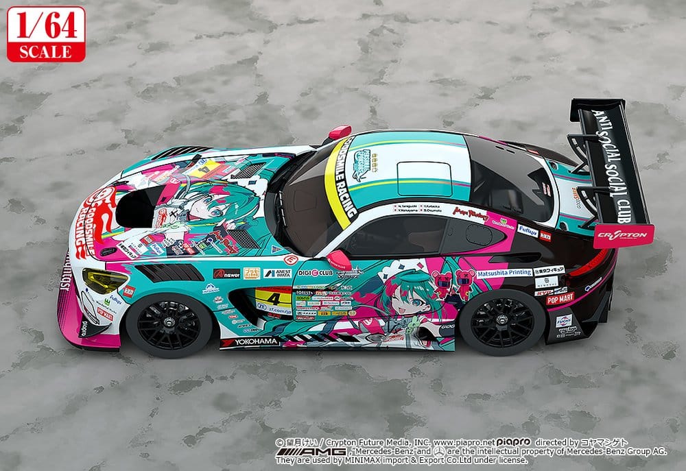 Hatsune Miku GT Project Fahrzeug 1/64 AMG 2025 Presentation Ver. 7 cm - Preorder - ETA: 25.02.2027
