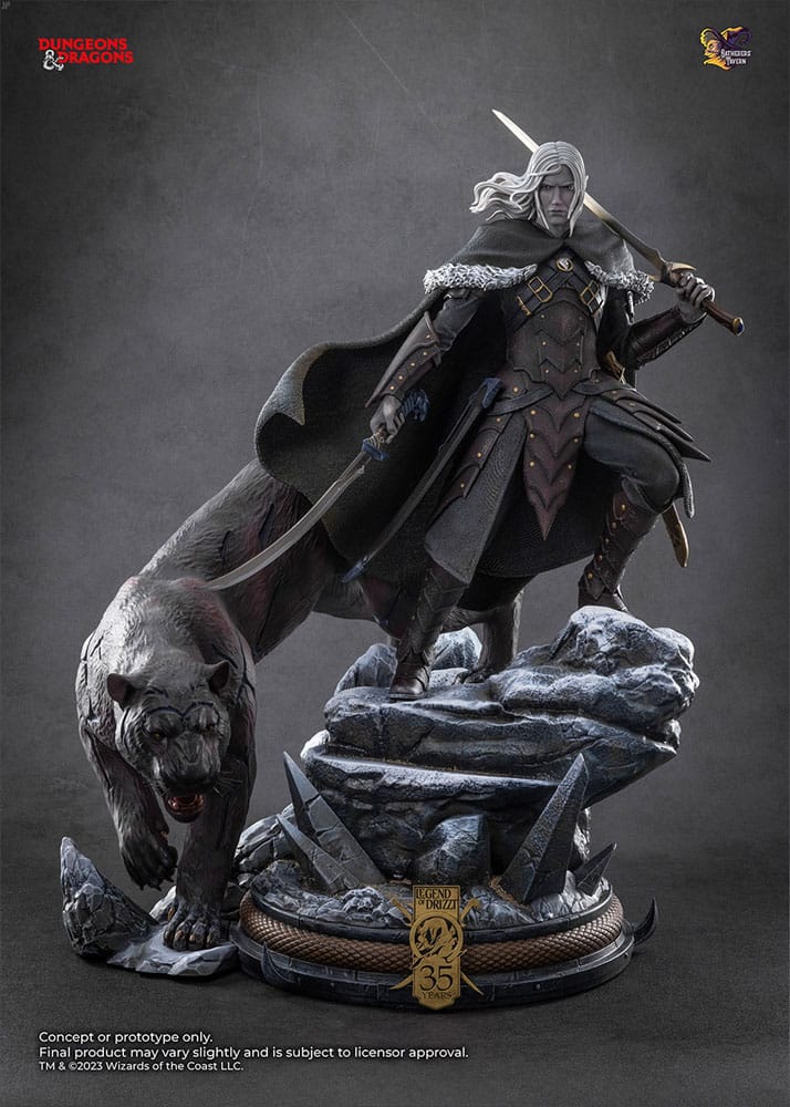 Dungeons & Dragons Statue 1/4 Drizzt Do'Urden (35th Anniversary Edition) Previews Exclusive 40 cm - Versand: 5-7 Tage nach Bestellung