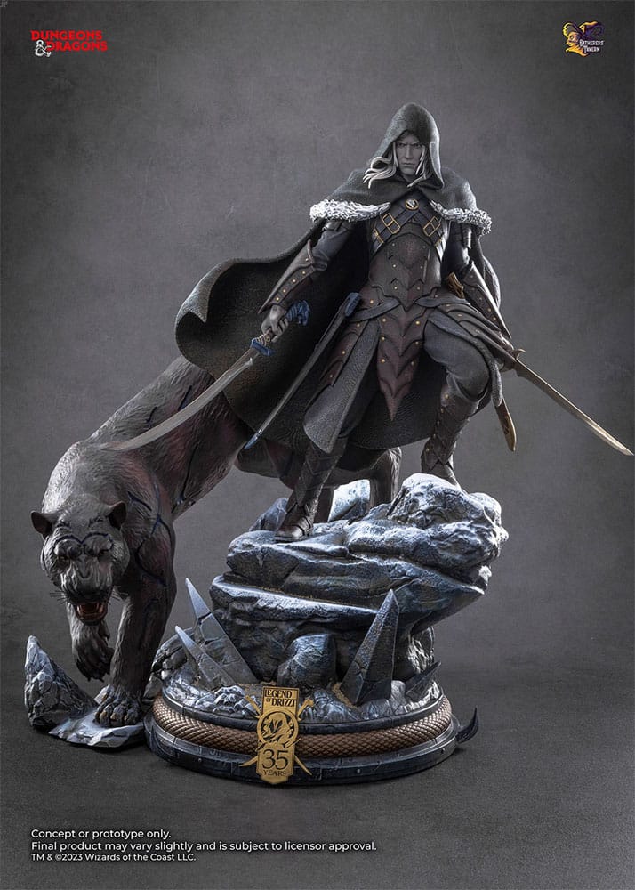 Dungeons & Dragons Statue 1/4 Drizzt Do'Urden (35th Anniversary Edition) Previews Exclusive 40 cm - Versand: 5-7 Tage nach Bestellung