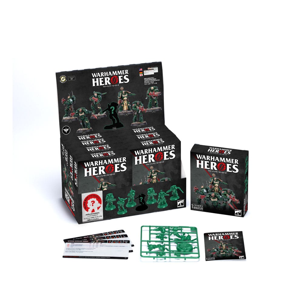 Warhammer Heroes Miniaturen Dark Angels Display (8) - Versand: 5-7 Tage nach Bestellung