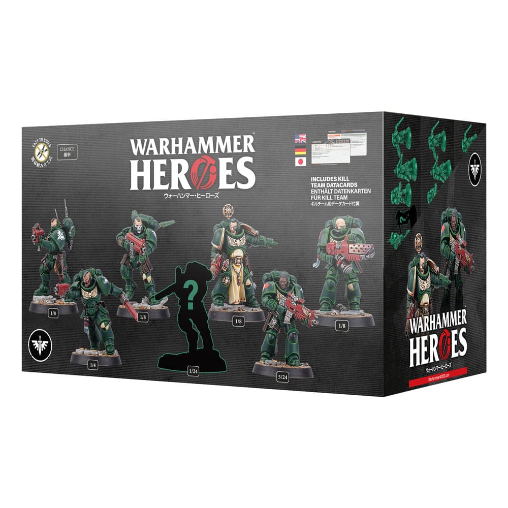 Warhammer Heroes Miniaturen Dark Angels Display (8) - Versand: 5-7 Tage nach Bestellung