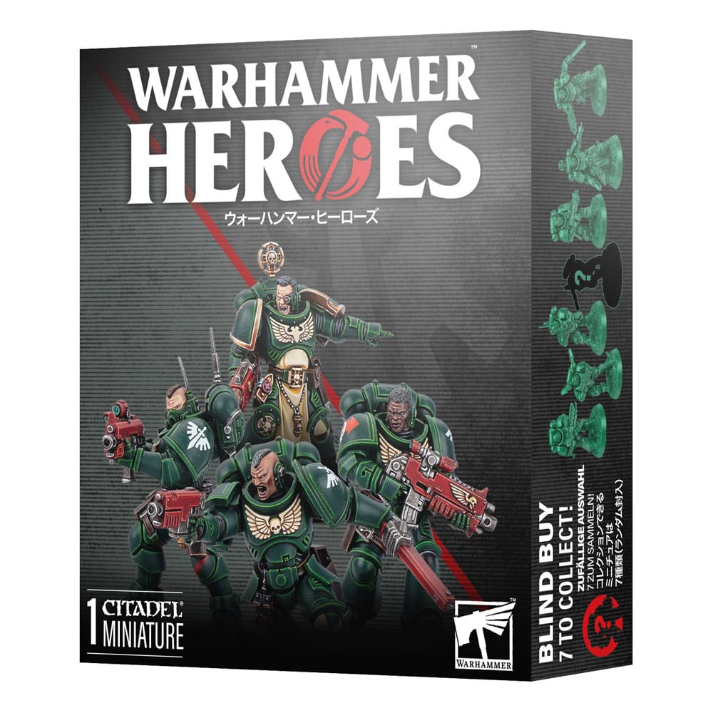 Warhammer Heroes Miniaturen Dark Angels Display (8) - Versand: 5-7 Tage nach Bestellung