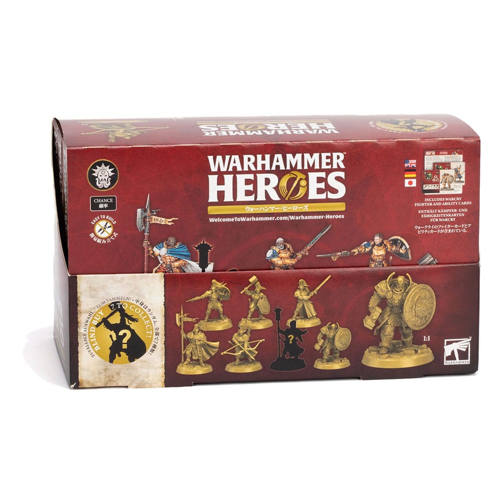 Warhammer Age of Sigmar Miniaturen Warhammer Heroes: Stormcast Eternals Display (8) - Versand: 5-7 Tage nach Bestellung