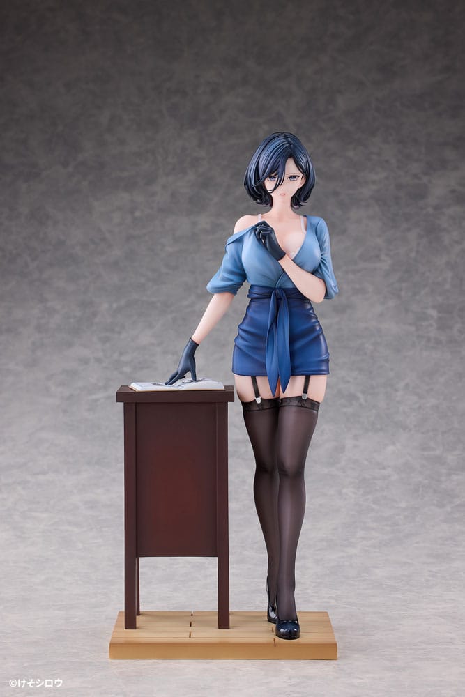 Original Character PVC Statue 1/6 Toutotsu ni Nugidasu Tennen Bijutsu Kyoushi Rumi Illustration by Keso Shirou 28 cm - Preorder - ETA: 20.12.2025