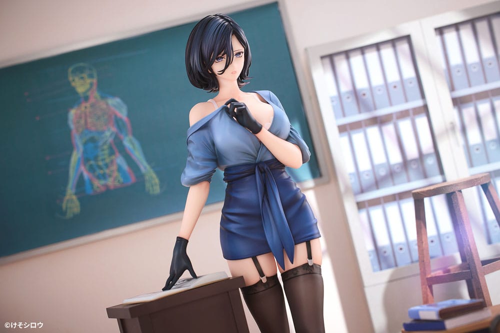 Original Character PVC Statue 1/6 Toutotsu ni Nugidasu Tennen Bijutsu Kyoushi Rumi Illustration by Keso Shirou 28 cm - Preorder - ETA: 20.12.2025