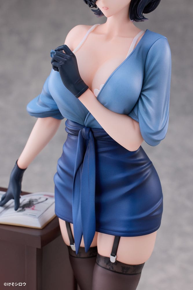 Original Character PVC Statue 1/6 Toutotsu ni Nugidasu Tennen Bijutsu Kyoushi Rumi Illustration by Keso Shirou 28 cm - Preorder - ETA: 20.12.2025