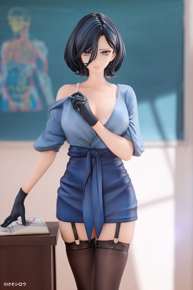 Original Character PVC Statue 1/6 Toutotsu ni Nugidasu Tennen Bijutsu Kyoushi Rumi Illustration by Keso Shirou 28 cm - Preorder - ETA: 20.12.2025
