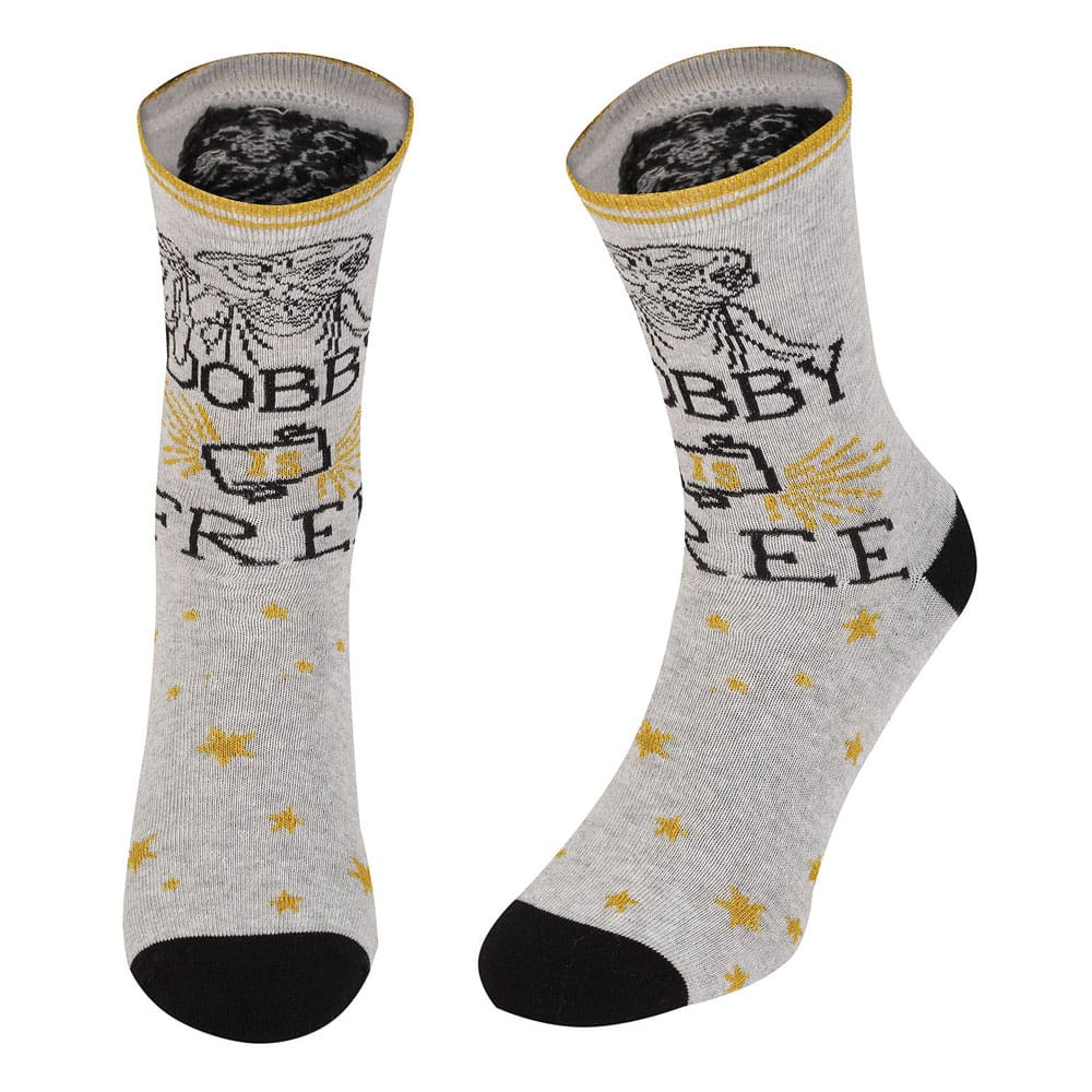 Harry Potter Socken Dobby Is Free L-XL     - Versand: 5-7 Tage nach Bestellung
