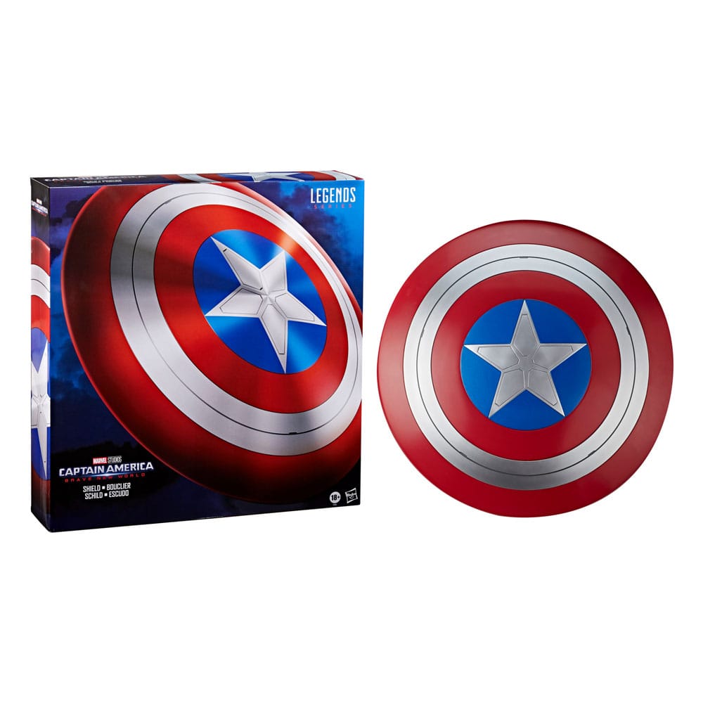 Captain America: Brave New World Marvel Legends Premium Rollenspiel-Schild 60 cm - Versand: 5-7 Tage nach Bestellung