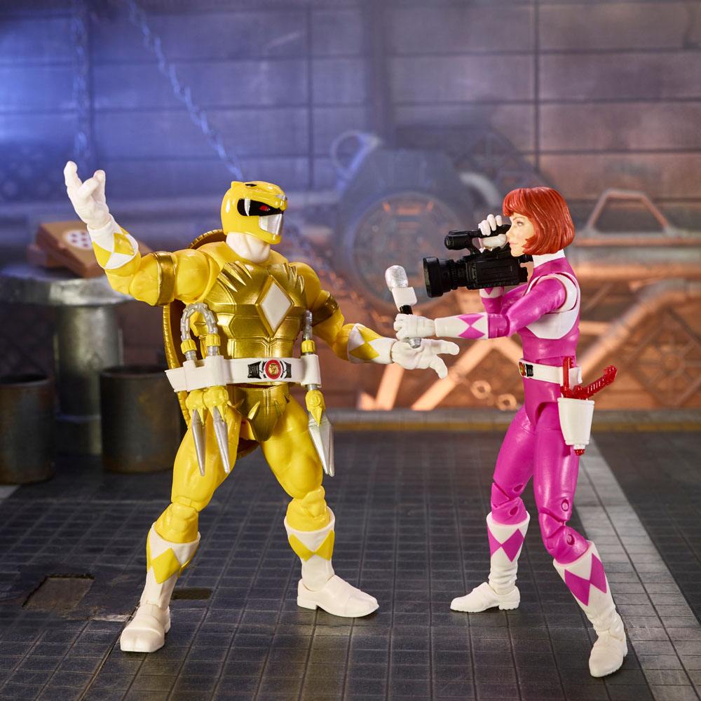 Power Rangers x TMNT Lightning Collection Actionfiguren 2022 Morphed April O´Neil & Michelangelo - Preorder - ETA: 09.01.2026