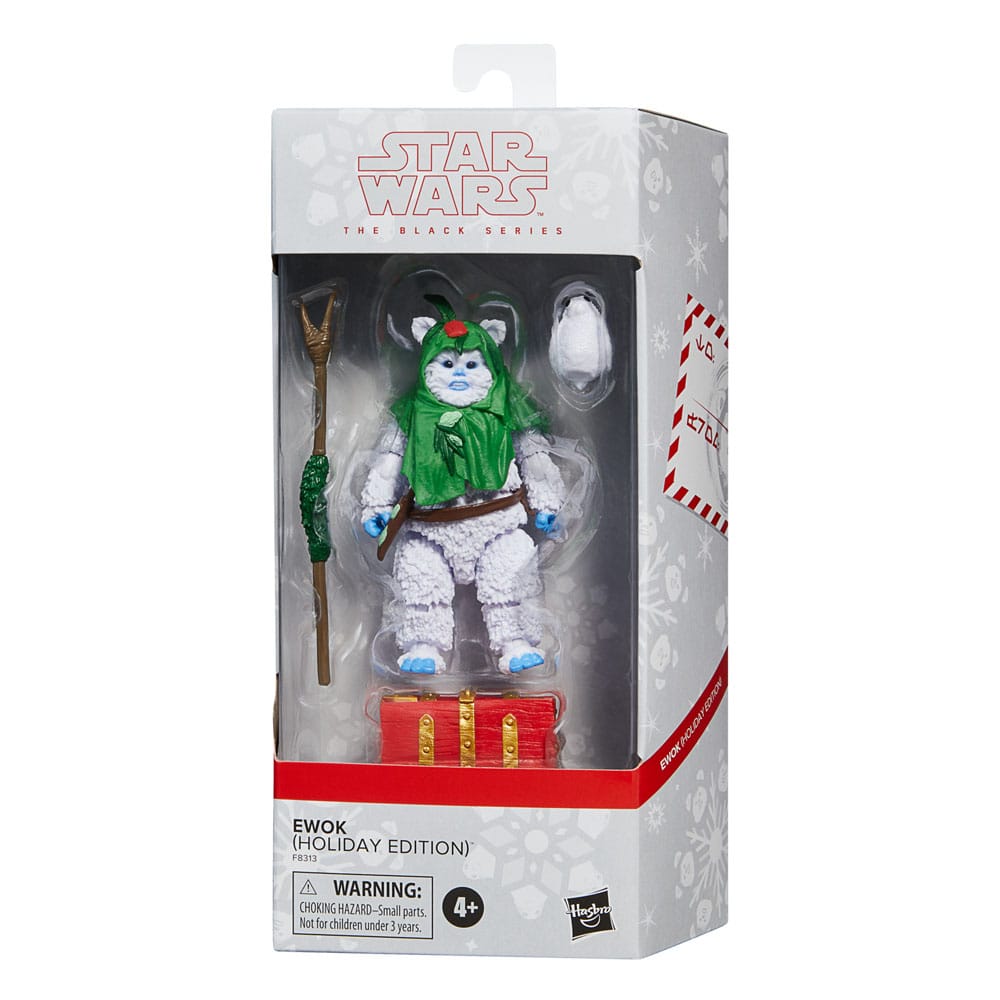Star Wars Black Series Actionfigur Ewok (Holiday Edition) 15 cm - Versand: 5-7 Tage nach Bestellung