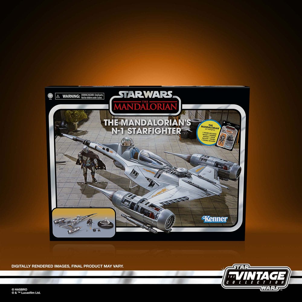 Star Wars The Mandalorian Vintage Collection Fahrzeug The Mandalorian's N-1 Starfighter - Versand: 5-7 Tage nach Bestellung