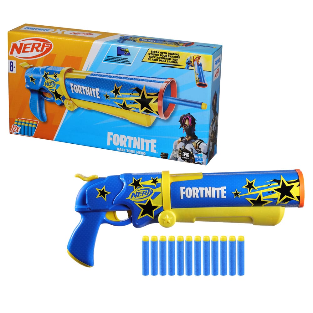 Fortnite NERF Half Tone Hero Blaster - Versand: 5-7 Tage nach Bestellung