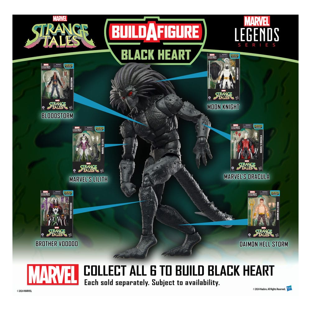 Strange Tales Marvel Legends Actionfigur Daimon Hellstrom (BAF: Blackheart) 15 cm - Versand: 5-7 Tage nach Bestellung