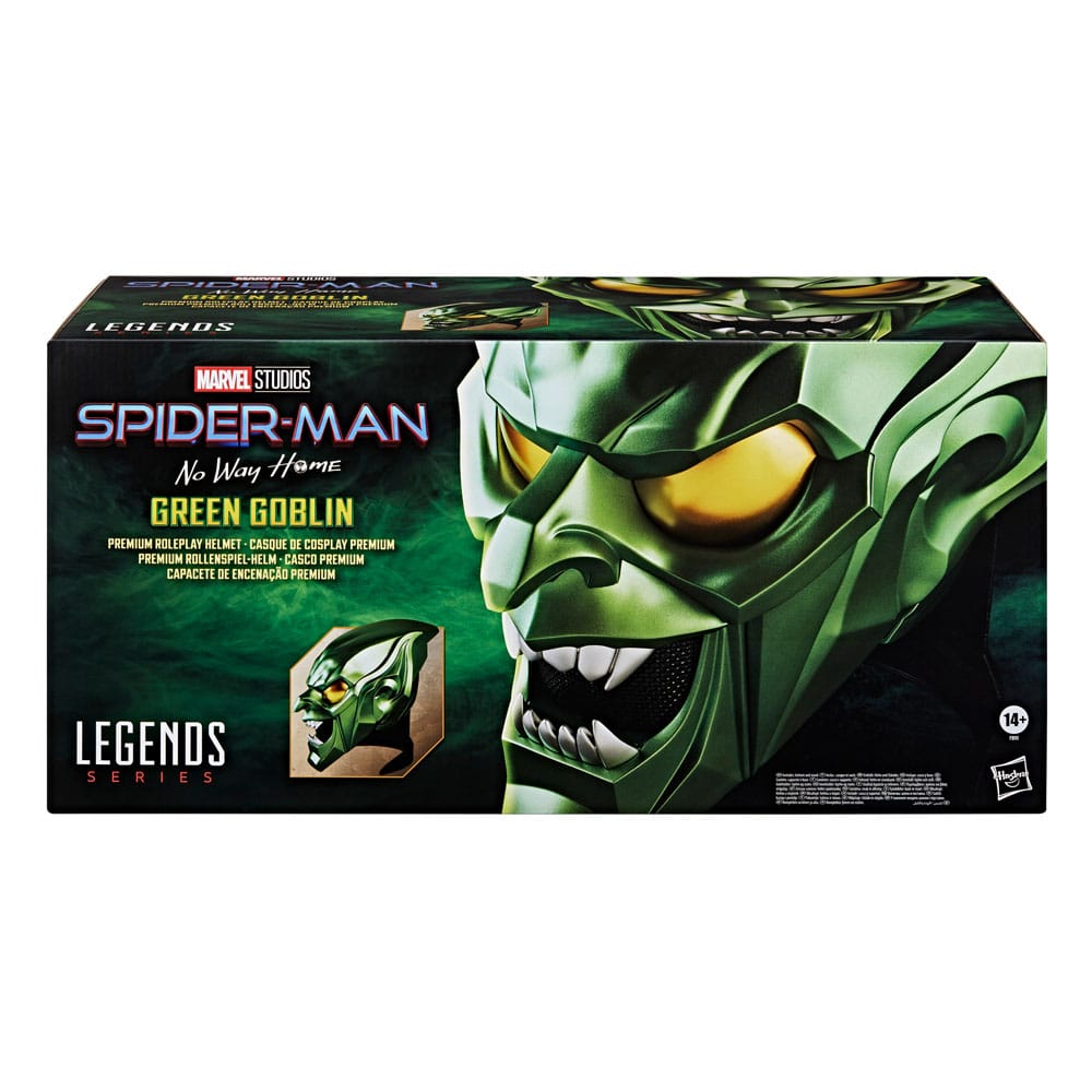 Spider-Man: No Way Home Marvel Legends Roleplay-Replik Green Goblin Premium Helm - Preorder - ETA: 14.01.2026