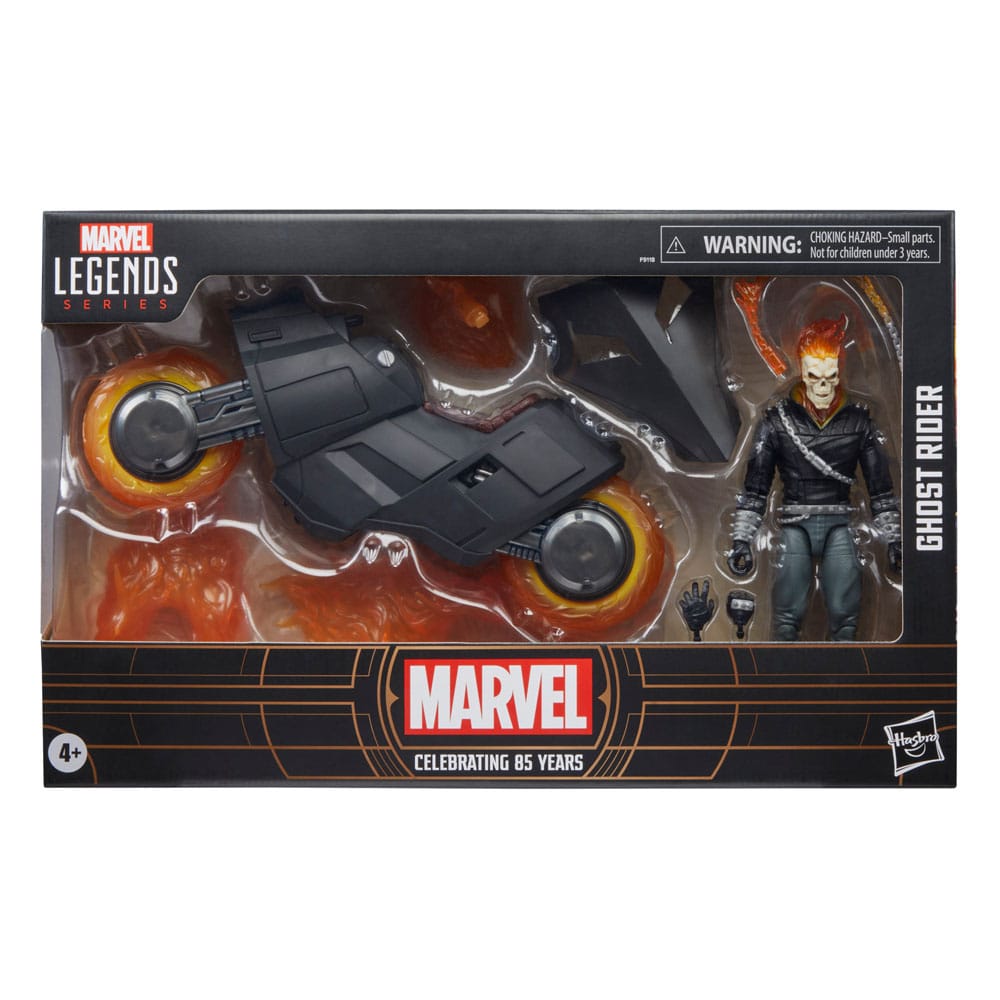 Marvel 85th Anniversary Marvel Legends Actionfigur mit Fahrzeug Ghost Rider 15 cm - Versand: 5-7 Tage nach Bestellung