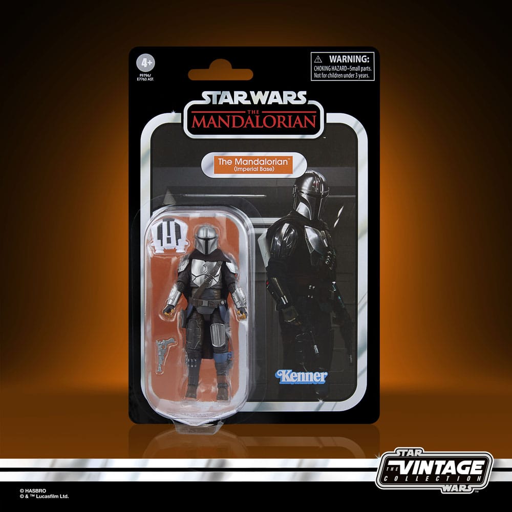 Star Wars: The Mandalorian Vintage Collection Actionfigur The Mandalorian (Imperial Base) 10 cm - Versand: 5-7 Tage nach Bestellung