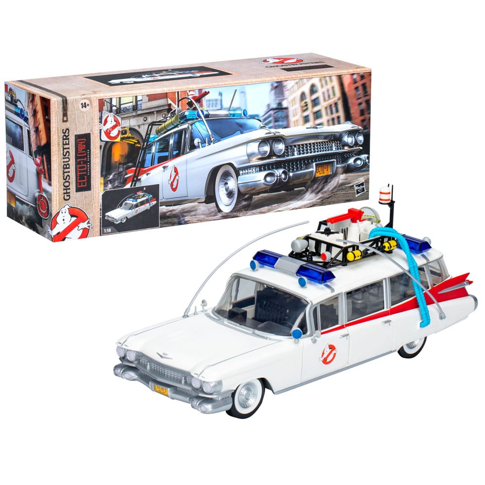Ghostbusters Plasma Series Fahrzeug 1/18 Ecto-1 (1984) - Versand: 5-7 Tage nach Bestellung