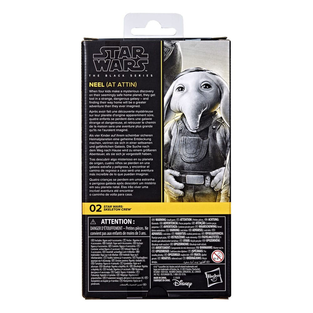 Star Wars: Skeleton Crew Black Series Actionfigur Neel (At Attin) 15 cm - Versand: 5-7 Tage nach Bestellung