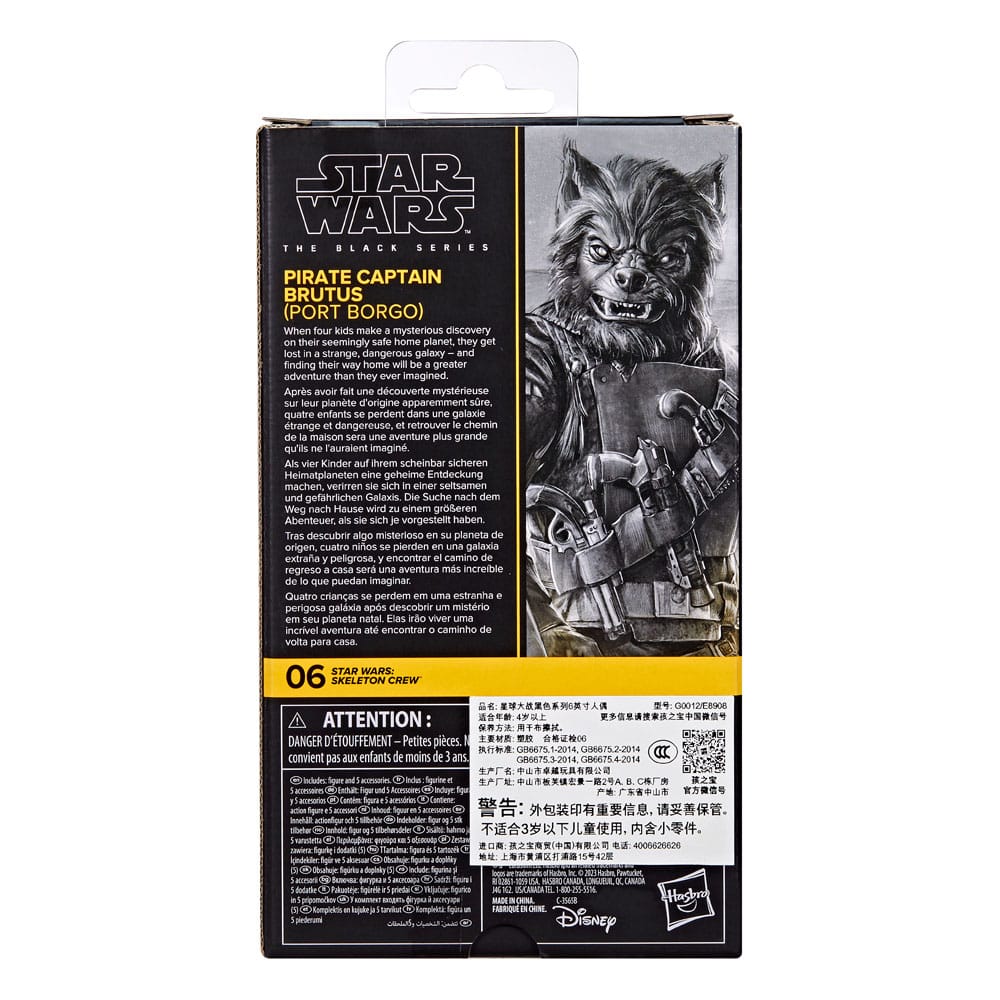 Star Wars: Skeleton Crew Black Series Actionfigur Pirate Capitaine Brutus (Port Borgo) 15 cm - Versand: 5-7 Tage nach Bestellung