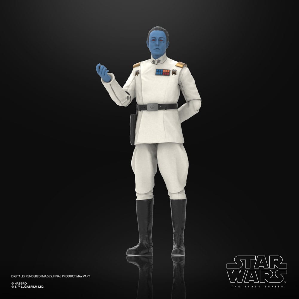 Star Wars : Ahsoka Black Series Action Figurine Grand Amiral Thrawn 15 cm - Précommande - ETA : Début 03.2025