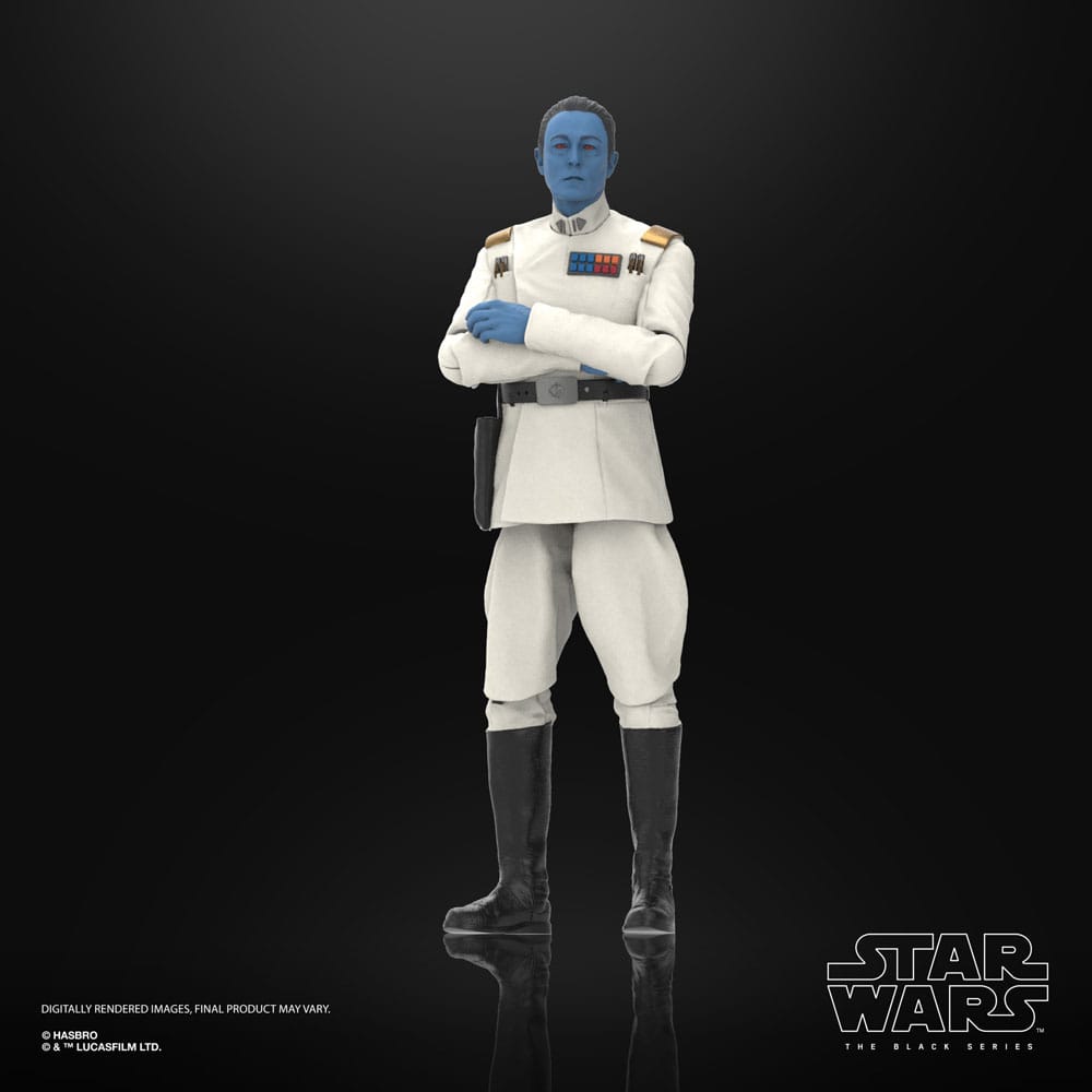 Star Wars : Ahsoka Black Series Action Figurine Grand Amiral Thrawn 15 cm - Précommande - ETA : Début 03.2025