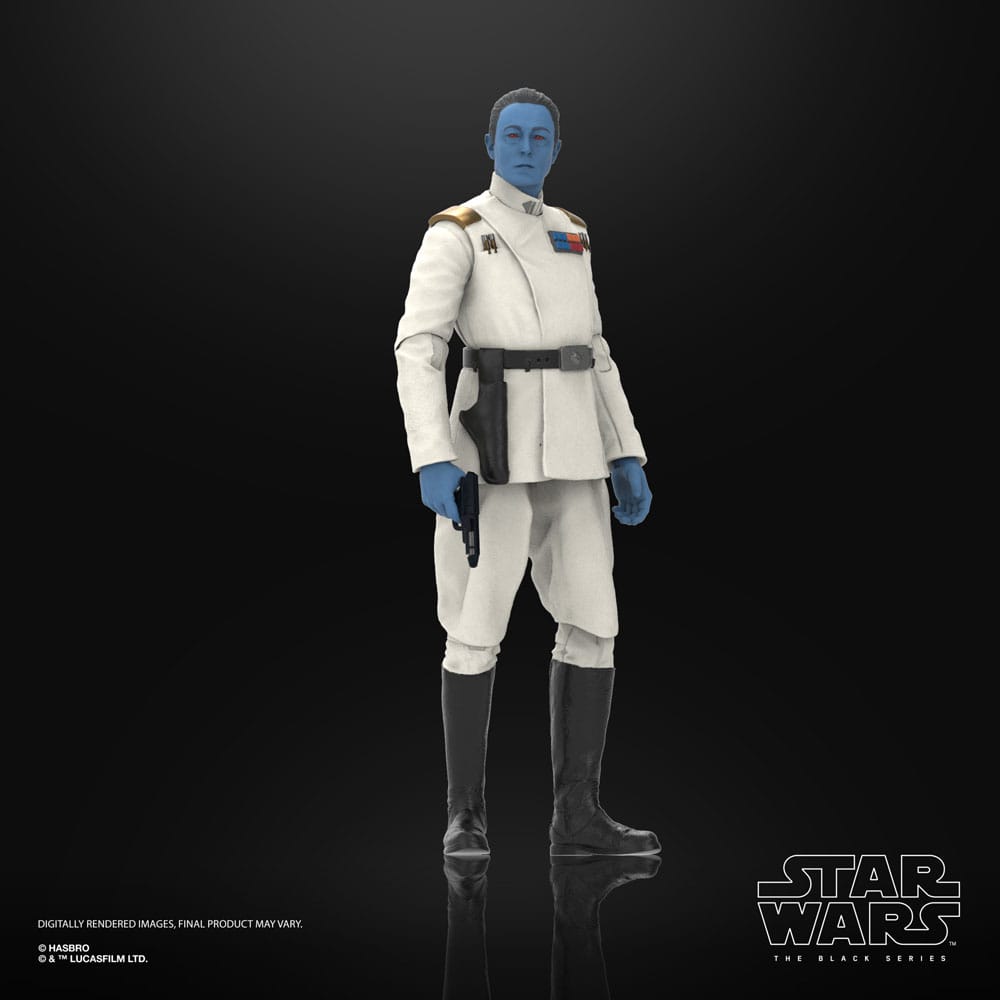 Star Wars : Ahsoka Black Series Action Figurine Grand Amiral Thrawn 15 cm - Précommande - ETA : Début 03.2025