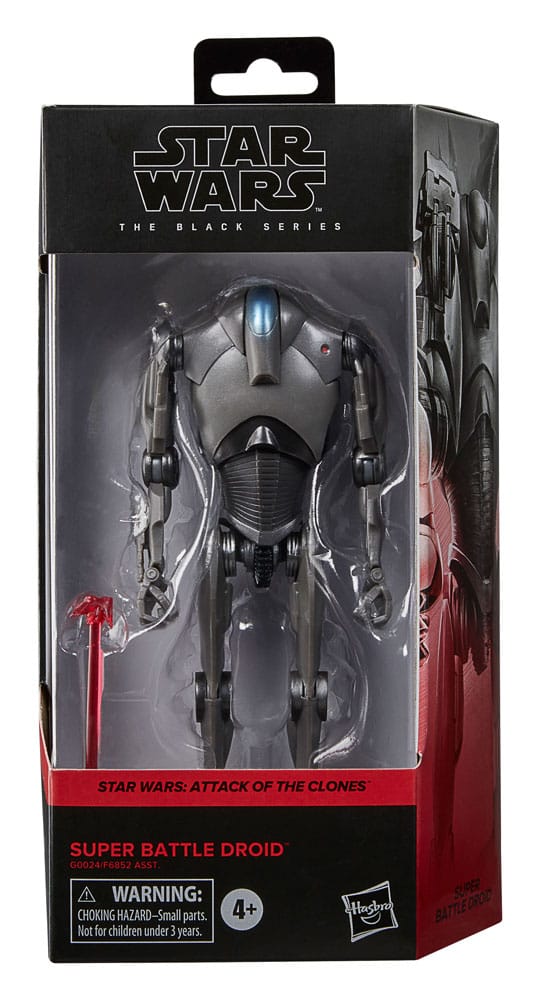 Star Wars Episode II Black Series Actionfigur Super Battle Droid 15 cm - Versand: 5-7 Tage nach Bestellung