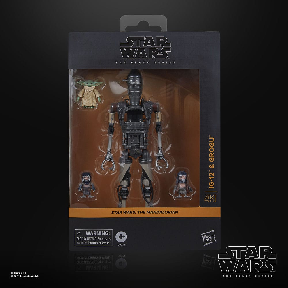 Star Wars : The Mandalorian Black Series Action Figures 2-Pack IG-12 & Grogu 15 cm - disponible en livraison immédiate