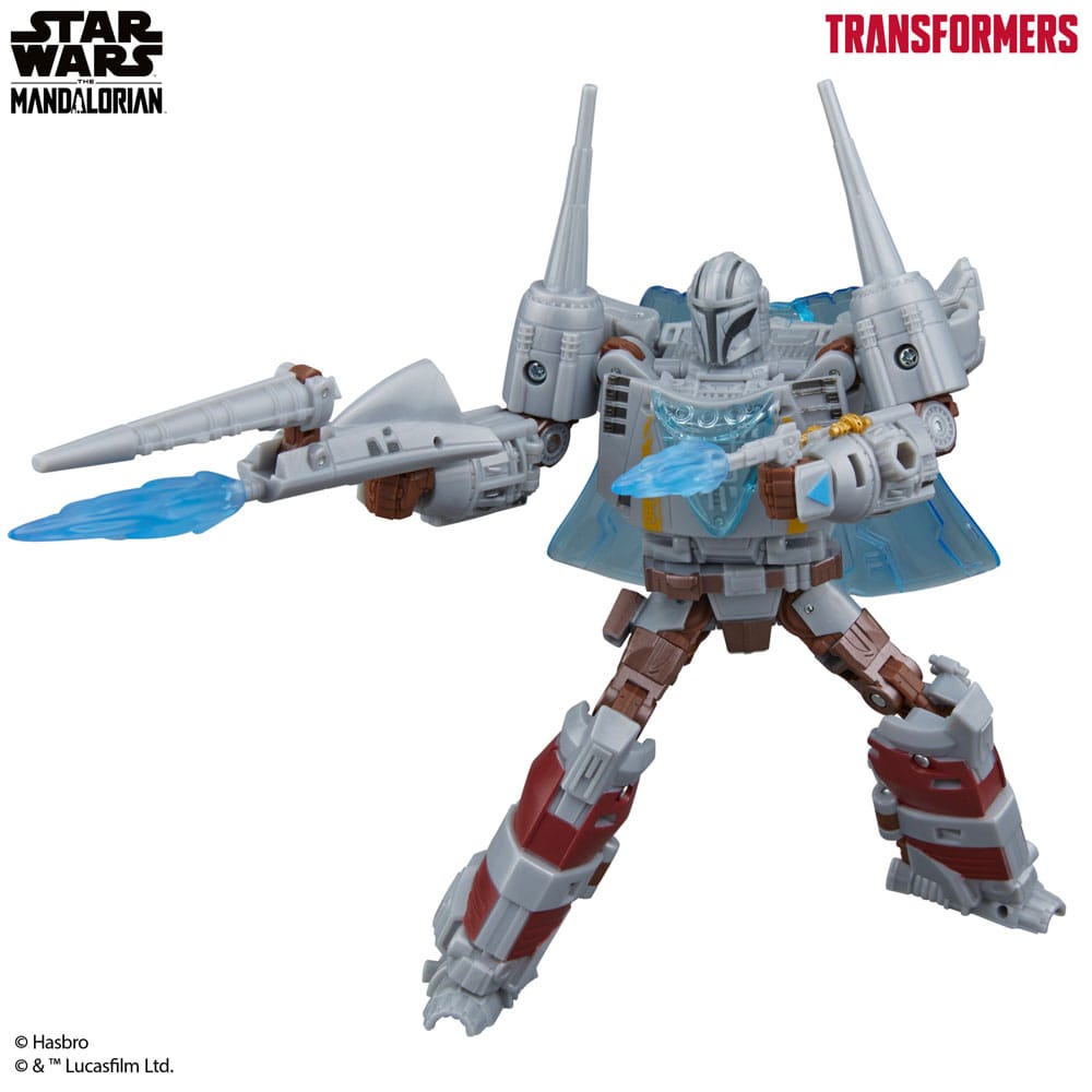 Star Wars x Transformers Actionfigur The Mandalorian / N-1 Starfighter 19 cm - Versand: 5-7 Tage nach Bestellung