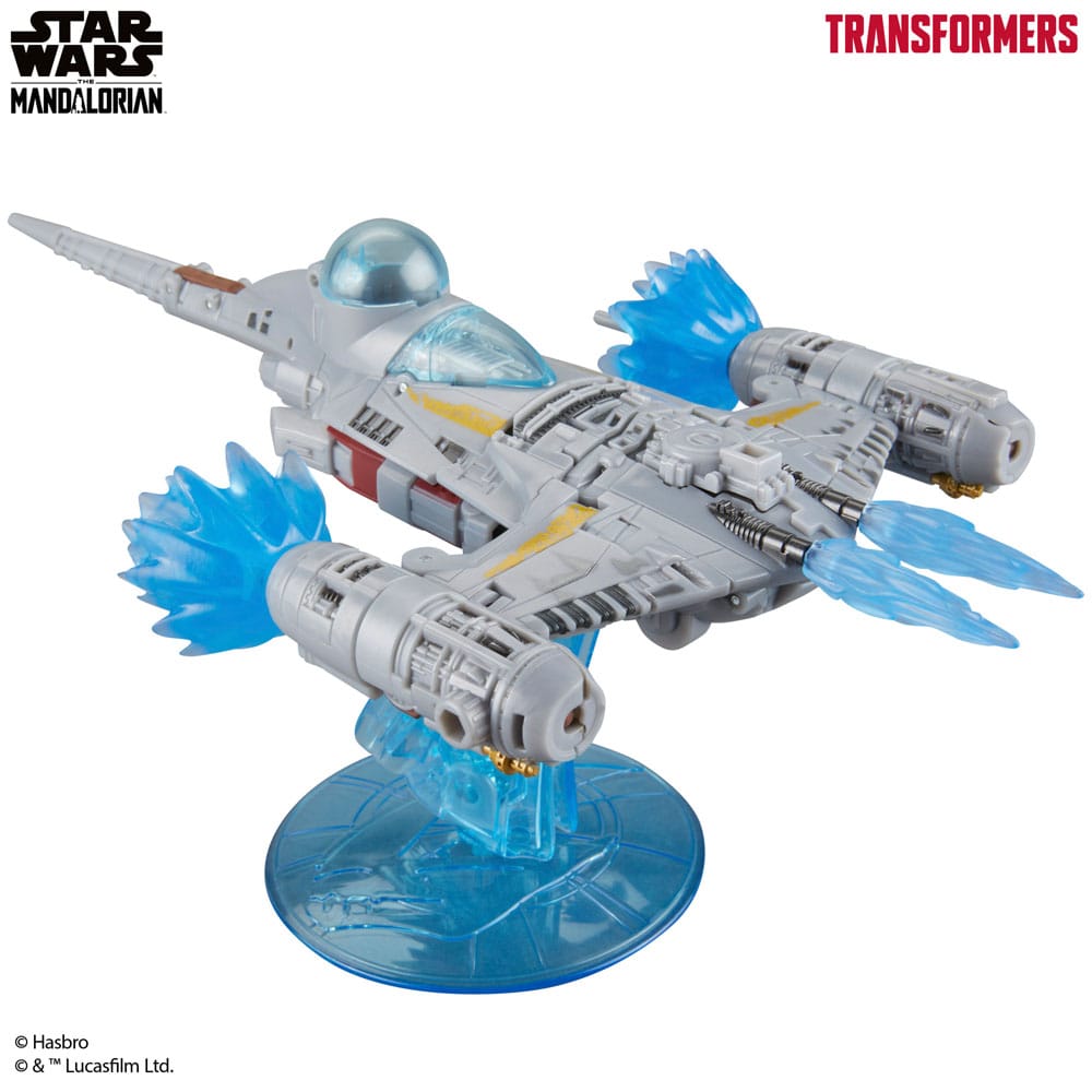 Star Wars x Transformers Actionfigur The Mandalorian / N-1 Starfighter 19 cm - Versand: 5-7 Tage nach Bestellung
