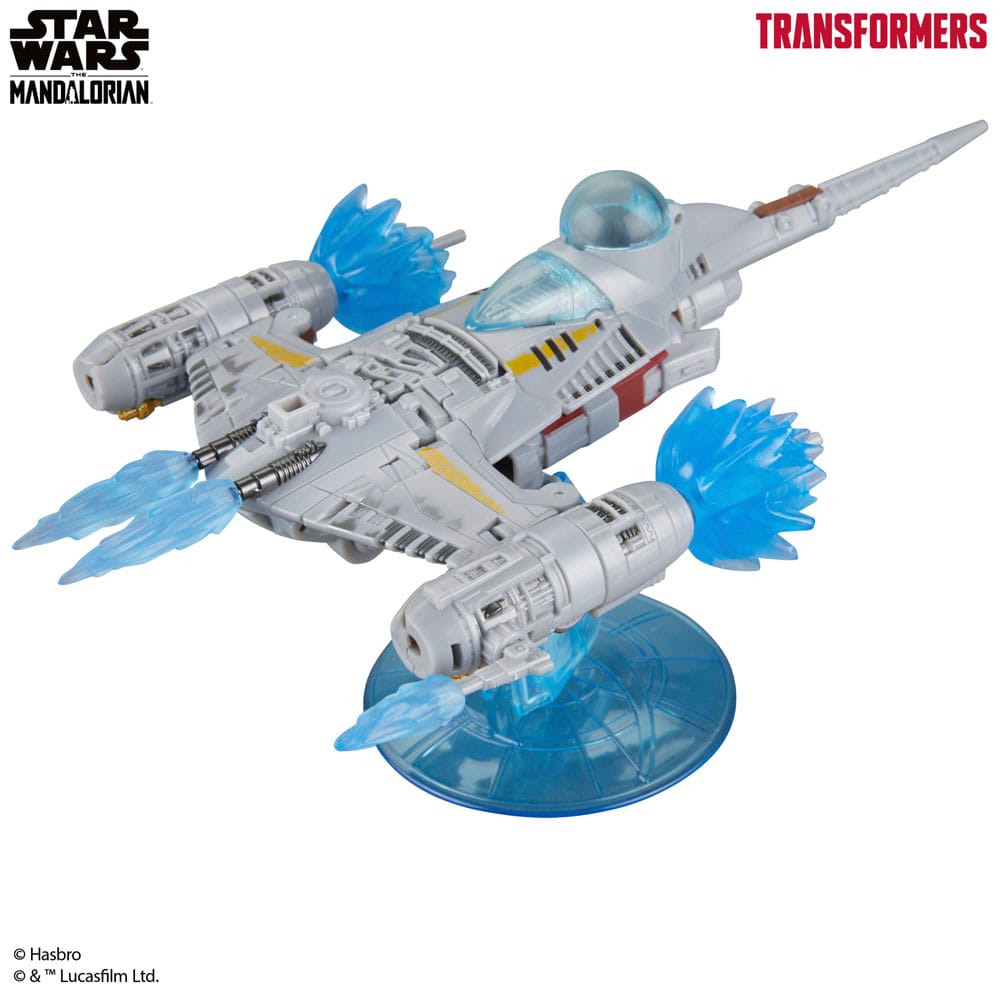 Star Wars x Transformers Actionfigur The Mandalorian / N-1 Starfighter 19 cm - Versand: 5-7 Tage nach Bestellung